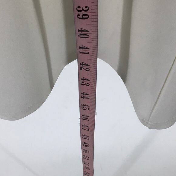 LULU'S SZ S Perfect Pick White Flat Front straight length pants NEW B51 *flaw - Picture 6 of 13